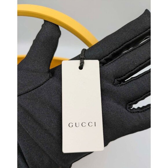 Gucci Kids GG Supreme Perforated Bucket Bag Yellow 723051 - Picture 8 of 12